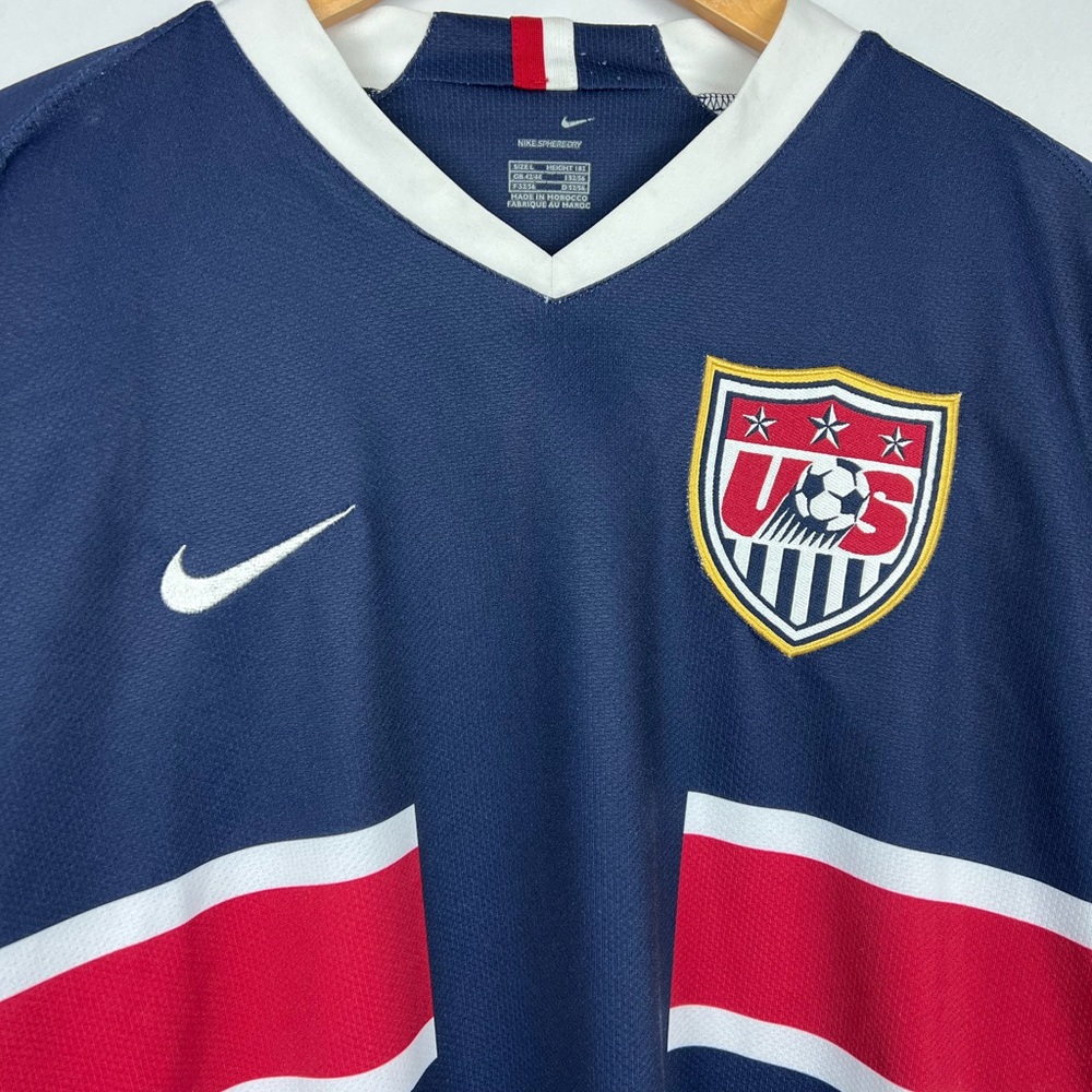 2006 Nike US Soccer Team World Cup Away Jersey Men’s L Sphere Dry Vintage USMNT - Picture 2 of 8